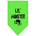 Load image into Gallery viewer, Halloween Pet and Dog Bandana Screen Printed, "Lil Monster"