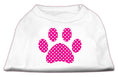 Load image into Gallery viewer, Pet Shirt "Pink Swiss Dot Paw"
