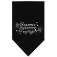 Load image into Gallery viewer, Christmas Pet and Dog Bandana Screen Printed, "Season's Greetings"