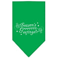 Load image into Gallery viewer, Christmas Pet and Dog Bandana Screen Printed, "Season's Greetings"