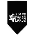Load image into Gallery viewer, Christmas Pet and Dog Bandana, "All Of My Friends Are Flakes"