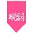 Load image into Gallery viewer, Christmas Pet and Dog Bandana, "All Of My Friends Are Flakes"
