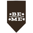 Load image into Gallery viewer, Thanksgiving Pet and Dog Bandana Screen Printed, "Be Thankful For Me"