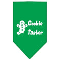 Load image into Gallery viewer, Christmas Pet and Dog Bandana Screen Printed, "Cookie Taster"