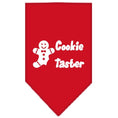 Load image into Gallery viewer, Christmas Pet and Dog Bandana Screen Printed, "Cookie Taster"