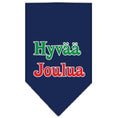 Load image into Gallery viewer, Christmas Pet and Dog Bandana Screen Printed, "Hyvää Joulua"
