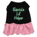 Load image into Gallery viewer, Christmas Pet Dress Screen Printed, "Santa's Lil Helper"