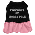 Load image into Gallery viewer, Christmas Pet Dress Screen Printed, "Property Of North Pole"