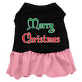 Load image into Gallery viewer, Christmas Pet Dress Screen Printed, "Merry Christmas"
