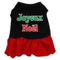 Load image into Gallery viewer, Christmas Pet Dress Screen Printed, "Joyeux Noel"