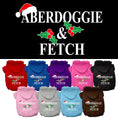 Load image into Gallery viewer, Christmas Pet Hoodie Screen Printed, "Aberdoggie & Fetch"