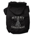 Load image into Gallery viewer, Christmas Pet Hoodie Screen Printed, "Shimmer Christmas Tree"