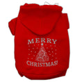 Load image into Gallery viewer, Christmas Pet Hoodie Screen Printed, "Shimmer Christmas Tree"