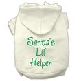 Load image into Gallery viewer, Christmas Pet Hoodie Screen Printed, "Santa's Lil Helper"