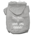 Load image into Gallery viewer, Christmas Pet Hoodie, "Dear Santa, I Went With Naughty"