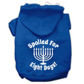 Load image into Gallery viewer, Hanukkah Pet Hoodie Screen Printed, "Spoiled For Eight Days"