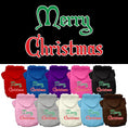 Load image into Gallery viewer, Christmas Pet Hoodie Screen Printed, "Merry Christmas"