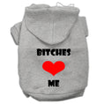 Load image into Gallery viewer, Pet Hoodie "Bitches Love Me"