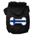 Load image into Gallery viewer, Pet, Dog & Cat Hoodie Screen Printed, "Bone Shaped Finland Flag"