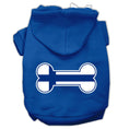 Load image into Gallery viewer, Pet, Dog & Cat Hoodie Screen Printed, "Bone Shaped Finland Flag"
