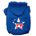 Load image into Gallery viewer, Pet Hoodie Screen Printed, "Democrat"