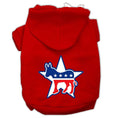 Load image into Gallery viewer, Pet Hoodie Screen Printed, "Democrat"