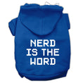 Load image into Gallery viewer, Pet Hoodie "Nerd Is The Word"