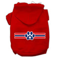 Load image into Gallery viewer, Pet Hoodie "Patriotic Star Paw"
