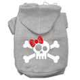 Load image into Gallery viewer, Pet Hoodie "Skull & Crossbone Bow"