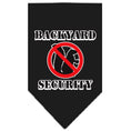 Load image into Gallery viewer, Pet and Dog Bandana Screen Printed, "Backyard Security"