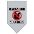Load image into Gallery viewer, Pet and Dog Bandana Screen Printed, "Backyard Security"