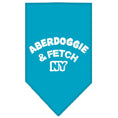 Load image into Gallery viewer, Pet and Dog Bandana Screen Printed, "Aberdoggie & Fetch NY"