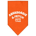 Load image into Gallery viewer, Pet and Dog Bandana Screen Printed, "Aberdoggie & Fetch UK"