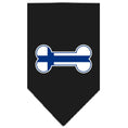 Load image into Gallery viewer, Pet and Dog Bandana Screen Printed, "Bone Flag Finland"