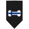 Load image into Gallery viewer, Pet and Dog Bandana Screen Printed, "Bone Flag Finland"