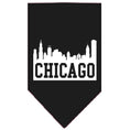Load image into Gallery viewer, Pet and Dog Bandana Screen Printed, "Chicago Skyline"