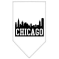 Load image into Gallery viewer, Pet and Dog Bandana Screen Printed, "Chicago Skyline"