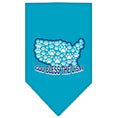 Load image into Gallery viewer, Pet and Dog Bandana Screen Printed, "God Bless The USA"