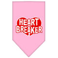Load image into Gallery viewer, Pet and Dog Bandana Screen Printed, "Heart Breaker"