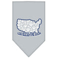 Load image into Gallery viewer, Pet and Dog Bandana Screen Printed, "God Bless The USA"