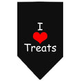 Load image into Gallery viewer, Pet and Dog Bandana Screen Printed, "I Love Treats"