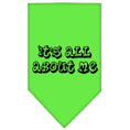 Load image into Gallery viewer, Pet and Dog Bandana Screen Printed, "It's All About Me"