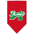 Load image into Gallery viewer, Pet and Dog Bandana Screen Printed, "Lucky Swoosh"