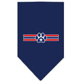 Load image into Gallery viewer, Pet and Dog Bandana Screen Printed, "Patriotic Star Paw"