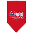 Load image into Gallery viewer, Pet and Dog Bandana Screen Printed, "Pawtriotic Pup"