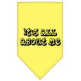 Load image into Gallery viewer, Pet and Dog Bandana Screen Printed, "It's All About Me"