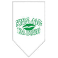 Load image into Gallery viewer, Pet and Dog Bandana Screen Printed, "Kiss Me I'm Irish"