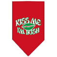 Load image into Gallery viewer, Pet and Dog Bandana Screen Printed, "Kiss Me I'm Irish"