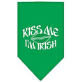 Load image into Gallery viewer, Pet and Dog Bandana Screen Printed, "Kiss Me I'm Irish"