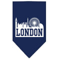 Load image into Gallery viewer, Pet and Dog Bandana Screen Printed, "London Skyline"